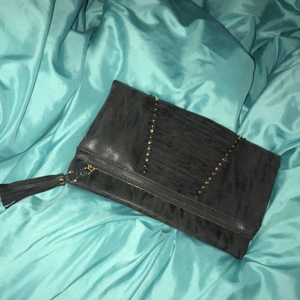 NWOT studded clutch